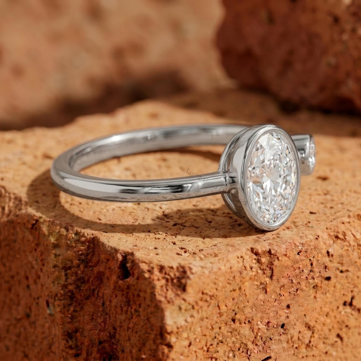 2 Carat Oval Cut Engagement Ring