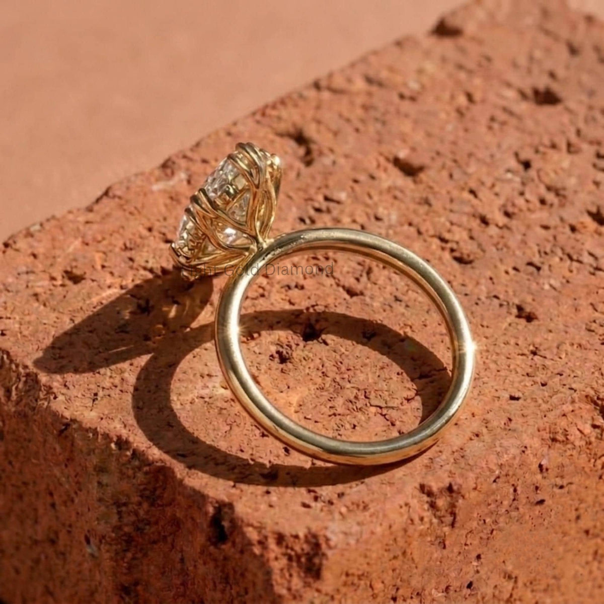 1 TO 3 CT Lab-Grown Marquise Engagement Ring